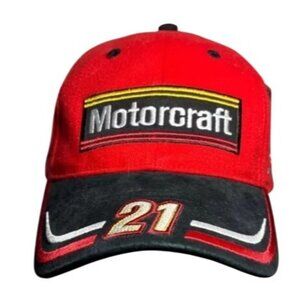 Ricky Rudd Motorcraft Hat Adjustable Cap #21 & U.S. Air Force Logo